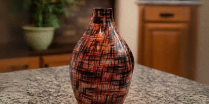 Decorative metal vase/ designer flower vase