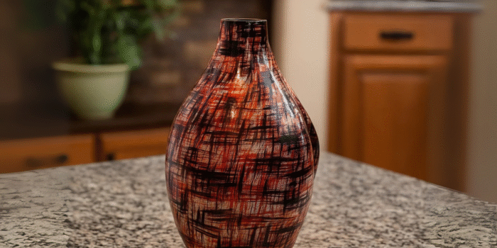 Decorative metal vase/ designer flower vase - Image 1